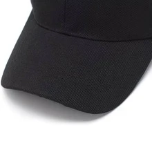 1pc, 'Be Real Not Perfect' Quote Graphic, Printed Baseball Cap, Unisex, Suitable For All Seasons - Black - View 3