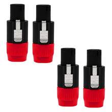 5 CORE 5Core Speakon Adapter High Quality Audio Jack Male Audio Pin Speaker Adapter Connector - 紅色 - 查看 10