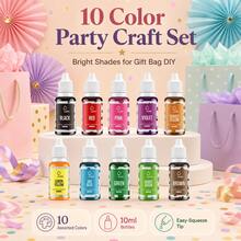 Liquid Cake Decorating Food Coloring Set, Multi-Color Baking Pigments, Suitable For Birthday Cakes, Wedding Desserts, Holiday Treats And Party Decoration Supplies - A - View 6