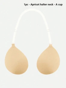1/2 pezzi Nuovo reggiseno senza spalline senza cuciture push-up, con spalline regolabili, reggiseno invisibile, adatto per abito da sposa, top senza spalline e abito senza schienale - Multicolore - Visualizzare 15