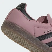 Adidas Samba OG Shoes Women's Magic Mauve / Core Black KJ7455 | Retro Heritage Style, Timeless Silhouette - 紫丁香色 - 查看 9