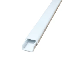 1pc/2pcs/3pcs/4pcs 0.78in X 15.74in Cable Organizer - Cable Channel Cover - Wall Cable Cover - Easy Install Cable Management System For 3-4 Wires, Home Office Cable Raceway, Height 1.1cm, White - A - View 15