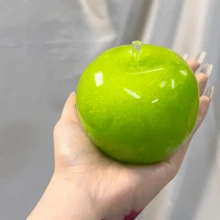 Green Apple Squeeze Ball, Clear TPR Fidget Toy, Soft Stress Relief Ball For Teens, Couples And Adults - Multicolor - View 11