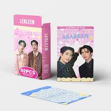 92pcs Sea Keen Celebrity Photo Cards, Mini Stickers, Double-Sided LO MO Cards, Greeting Cards, Suitable For Decorating Scrapbooks, Room Photo Walls, Perfect Holiday Gift - Multicolor - View 6