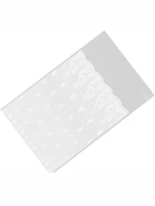 100/200/300/400個白色蕾絲網格自黏式珠寶禮品袋，適用於生日、婚禮新娘禮品袋、派對伴手禮、珠寶收納 - 包裝袋 - 查看 2
