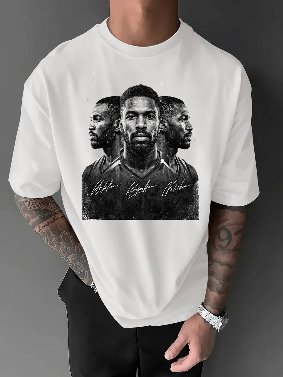 Men T-Shirts - 白色 - 查看 1