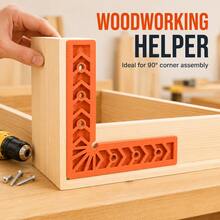 90 Degree Right Angle Positioning Tool, Right Angle Fixing Auxiliary Positioning Tool, Woodworking Splicing Tool Fixing Clamp, L-Shaped Right Angle Ruler - 1pc 6 Inch 90 Degree Right Angle Positioning Tool - C - View 3