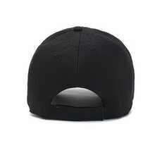 1pc, 'Be Real Not Perfect' Quote Graphic, Printed Baseball Cap, Unisex, Suitable For All Seasons - Black - View 4