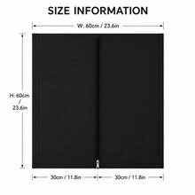 Portable Blackout Curtain, Suitable For Bedroom And Travel, Single Zipper Design, 100% Full Blackout, No Drilling Easy Installation, UV Protection - A - View 3