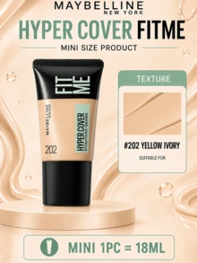 Maybelline 美寶蓮訂製粉底液無瑕版 202,分30ml和18ml兩種規格,添加水楊酸與菸鹼醯胺,控油細膩膚質,質地輕薄服帖。高遮瑕力輕鬆遮蓋痘印、泛紅瑕疵,反覆疊塗不厚重,打造柔霧霧面妝面。長效持妝防暗沉,黃皮日常底妝優選,通勤、油皮上妝適配。 - 客製化粉底液無瑕版 202 - 查看 14
