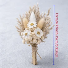 1/4/8入迷你人造花，適用於婚禮、居家裝飾、聖誕裝飾、秋季裝飾項目，可用於提升居家裝飾美感及聖誕節、萬聖節、感恩節和婚禮等節日慶祝活動 - L1 - 查看 3