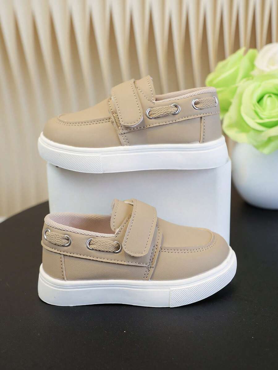 1 Pair Baby Spring/Autumn Outdoor Flat Comfortable Walking Shoes Fashion Versatile Casual Sports Shoes - Khaki - View 1