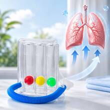 Entrenador de respiración, sistema de medición de entrenamiento de respiración, potenciador de volumen respiratorio - Ver 7