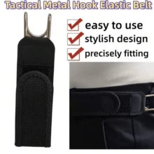 1/2pcs Hebilla Extensora de Cintura Cinturón Holgado, Diseño de Gancho y Bucle, Adecuado para Jeans y Pantalones, Ajuste de Cintura Ajustable, Perfecto para Salidas de Verano, Viajes a la Playa, Cintura de Moda No Constrictiva, Añade Conveniencia y Comodidad, Accesorio Unisex, Adecuado para Uso Diario, Fácil de Llevar - multicolor - View 9