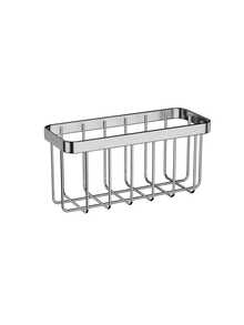 1 pièce Support mural en acier inoxydable pour éponge de cuisine, structure de drainage creuse et respirante pour éviter la moisissure, panier robuste et résistant à la rouille pour tampons à récurer, brosses et laine d'acier, gain de place pratique pour le rangement sous l'évier de cuisine - Multicolore - Voir 13