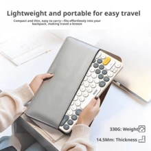 Acer Wireless Bluetooth Keyboard And Mouse Set For Tablets: Quiet Operation, Rechargeable, Slim And Portable, Suitable For Desktop Computers, Laptops, Mobile Phones, Mac Tablets, IPads. [Compatible With Computers/Tablets/Mobile Phones] - View 9