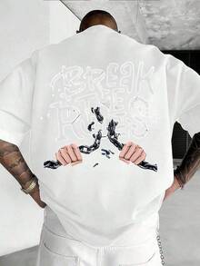 T-shirts för män - Vitt - Visa 3