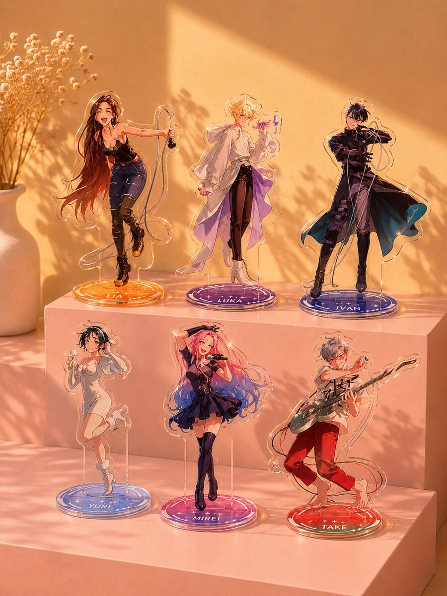1件 Crazy Alien Rock Stage 周邊商品 Alien Stage 動漫周邊 完美禮物 生日禮物 理想禮物 驚喜禮物 裝飾品 萬聖節 成人女 - 彩色 - 查看 1