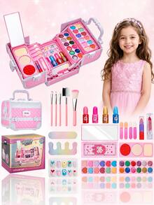 dorliemy Girls Makeup Cosmetic Set, Makeup Toy Kit, Doll Makeup Gift Set, Holiday Gift For Christmas, Halloween - Multicolor - View 10