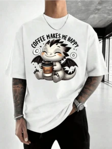 Men T-Shirts - 白色 - 查看 2