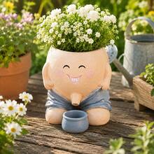 1個創意小便池造型花盆 家居園藝裝飾 北歐藝術設計花盆 - 花盆 - 查看 6