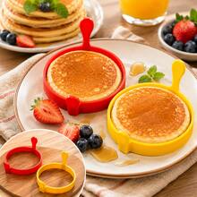 1/3/5pcs Silicone Pancake Egg Rings Molds Creative Kitchen Tools - 5 PCS - View 5