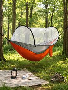 1pc/Set Hammock Automatic Quick Opening Mosquito Net Outdoor Camping Pole Hammock Swing Anti-Rollover Nylon Rocking Chair 220x100cm - Multiple Styles - View 5