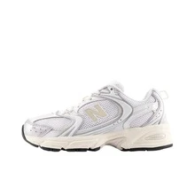 New Balance NB 530 Comfortable, Versatile, Shock-Absorbing, Durable, Breathable Low-Top Casual Running Shoes, Unisex, White/Silver - Silver - View 13