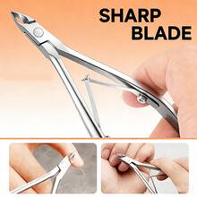 Professional Nail Clippers With Sharp Blades, Nail Care Tools, Dual Spring Nail Trimmer For Finger And Toe Nail Grooming - Multicolor - View 3