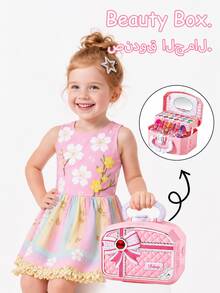 dorliemy Girls Makeup Cosmetic Set, Makeup Toy Kit, Doll Makeup Gift Set, Holiday Gift For Christmas, Halloween - Multicolor - View 4