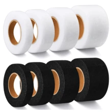 6 Rolls Iron-On Fabric Tape, Total Length 162 Yards, White And Black, For Invisible Repair. Perfect For Seamless DIY Repair Of Clothing, Dresses And Curtains, Also A Sewing Accessory For Fabric And Craft Projects. - Easy To Use, Strong And Durable - A - View 3