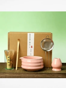 1pc/5pcs Set Japanese Kiln-Fired Matcha Tea Set, Other Tea Utensils, Complete Matcha Tool Set, Full Matcha Tools, Matcha Set, Matcha Whisk Set, Matcha Tools, Matcha, Matcha Plate, Matcha Tools, Cup, Matcha Related Products, Including Matcha Bowl, Matcha Whisk, Matcha Cup, Matcha Whisk, Matcha Spoon, Tea Bowl Set, Matcha Brewing Tools, Dessert And Beverage Making Tools, Competition Cup, Gift Box, Matsudai Matcha Whisk Set, Matcha Lover Gift, Graduation Gift, Gift, Garden, Suitable For Back To School Season - Multicolor - View 8