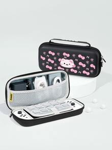 New Switch2 (2025) Game Console Accessories, 1pc Pink Kitten One-Sided Bow Daisy Print Pattern Protective Case/Cover, Compatible With Switch2/Switch NS/Switch OLED/Lite, Suitable For Switch2/Switch Game Console Accessories, Full Set, Storage Bag, Game Card Case, Switch Protective Case, Best Gift For Switch Players - Multicolor - View 27