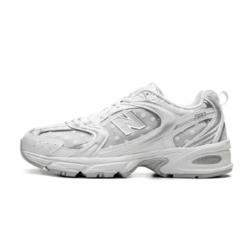 New Balance أحذية رياضية رجالية كاجوال - فضي - مشاهدة 1