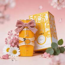 Lattafa Yara Tous Luxury Women's EDP, Tropical Floral Fruity Vanilla Fragrance, Long Projection Daily Scent, 3.40OZ/100ml Ideal Valentine's Day Gift For Women - 花卉印花 - 查看 3
