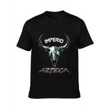 Camisetadesalida de ociocon estampado único diseño moderno estilo casual manga corta cuello redondo tela suave y transpirable ideal para fiestas veranofestivales mexicanos día de la independ - Negro - Ver 12