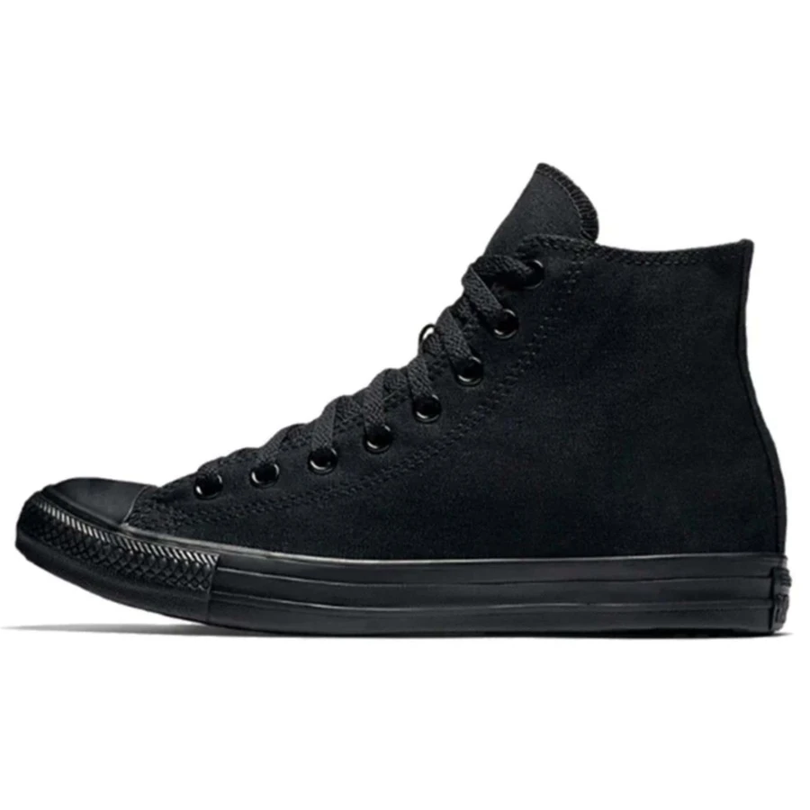 Converse Chuck Taylor All Star High Top Unisex Sneakers – Classic Black Monochrome Canvas Shoes For Men & Women, Casual Athletic Footwear | M3310C - 黑色 - 查看 1