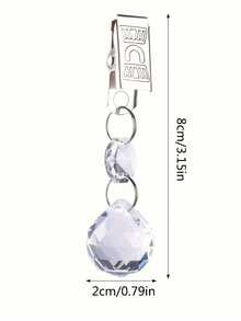 1-4pcs Crystal Glass Tablecloth Clips With Stainless Steel Clamps, Decorative Transparent Curtain Weights, Suitable For Home Dinner, Kitchen/Dining Room/Home/Garden Decor, DIY Tablecloth Decoration Hanging Accessories Set - Multicolor - View 11