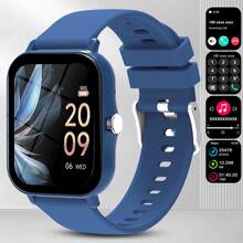 Smartwatch, llamadas/marcación inalámbrica, múltiples modos deportivos, recordatorio y rechazo de llamadas, notificación de mensajes, adecuado para hombres y mujeres, compatible con iOS/Android - Multicolor - Ver 12