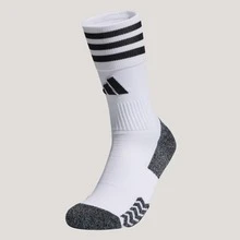 Adidas Unisex Performance FOOTBALL CREW SOCKS Antibacterial Football Training Comfortable Mid-Calf Socks JP2632 - White - View 1