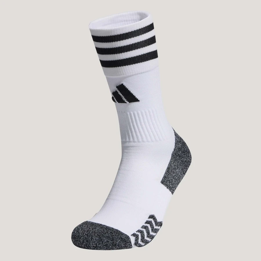 Adidas Unisex Performance FOOTBALL CREW SOCKS Antibacterial Football Training Comfortable Mid-Calf Socks JP2632 - White - View 1