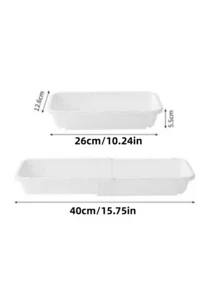 1pc Adjustable Expandable Drawer Organizer Tray, Divider For Makeup Brushes, Foundation, Skincare Bottles, Multi-Grid Vanity Drawer Organizer For Bathroom & Cabinet - Multicolor - View 5