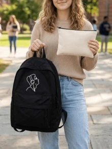 This Multifunctional Backpack Is Made Of Nylon, Has A Large Capacity, And Is A Must-Have For Students Returning To School, Traveling, Or Vacationing. - Multicolor - View 14