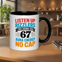 Esta taza luce un diseño moderno y vibrante con una tipografía viral  lo que la convierte en el regalo de cumpleaños ideal. Su original y hermosa cerámica le da un toque de luminosidad a la cocina o al escritorio. - Negro - Ver 1