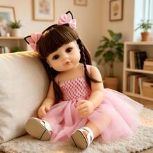 Realistic 50cm Baby Doll With A Soft Body, Suitable For Girls Aged 3 And Above - Multicolor - View 3