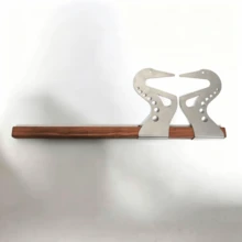 Batang Penopang Sandaran Tangan Easel yang Dapat Diatur, Batang Penopang Siku Kayu dan Logam untuk Melukis di Kanvas Seniman dan Menggambar - A - View 7