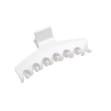 1/4/8 piezas Pinzas de pelo suaves, pinzas de garra de unicolor versátiles, adecuadas para maquillaje, playa, fiesta, accesorios para el cabello, 8 colores disponibles - Multicolor #Una línea - Ver 37