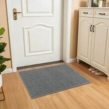 1pc Pineapple Design Doormat, Non-Slip Bottom, Machine Washable, Suitable For Bedroom, Entryway, Kitchen, Living Room, Balcony, Bathroom, Under Sink, Patio, And Other High-Traffic Areas, Soft, Absorbent, Easy To Clean, Decorative And Practical - Grey - View 10