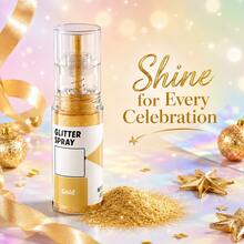 Glitter Spray, Rose Gold Shimmer Spray, Holographic Pearlescent Metallic Glitter, For Baking Surface Decoration, DIY Crafts, Wedding And Party Decor - 1 Item - View 4