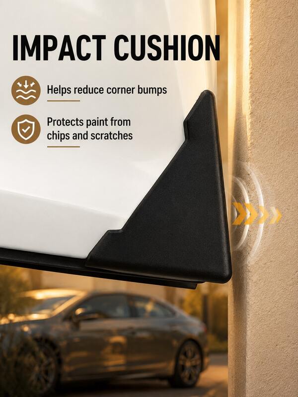 4pcs Anti-Scratch Car Door Corner Protector, Anti-Collision & Anti-Scratch Edge Guard, Self Adhesive Silicone Bumper Protection Strip, Universal Fit Car Exterior Accessories,Auto Accessories,Car Exterior Accessories